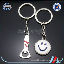 Popular regalos al por mayor Festival Bottle Cap Keychain